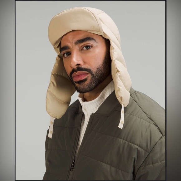 Lululemon Wunder Puff Trapper Hat in Trench